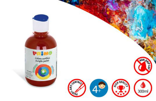 Picture of PRIMO ACRYLIC PAINT 300ML BURNT SIENNA